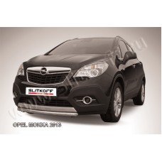 Защита переднего бампера 57 мм короткая для Opel Mokka 2012-2019