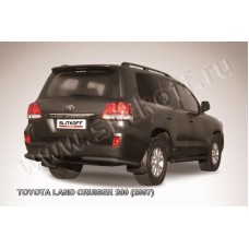 Уголки 76 мм чёрные для Toyota Land Cruiser 200 2007-2011