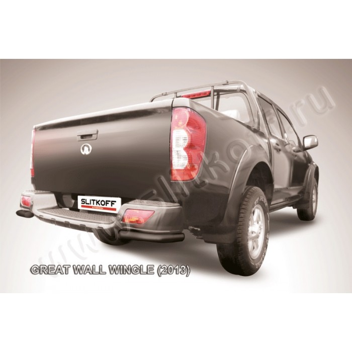 Уголки 42 мм чёрные для Great Wall Wingle 2011-2015 артикул GWWIN012B
