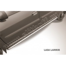 Пороги труба 42 мм для Lada Largus 2012-2023
