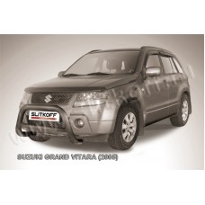 Кенгурятник 76 мм низкий чёрный для Suzuki Grand Vitara 2005-2007
