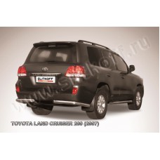 Уголки 76 мм серебристые для Toyota Land Cruiser 200 2007-2011