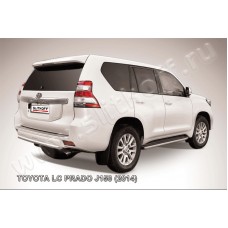 Защита заднего бампера 57 мм короткая для Toyota Land Cruiser Prado 150 2013-2017