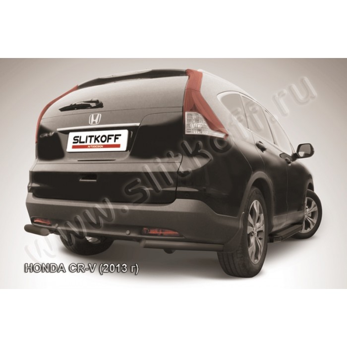 Уголки 57 мм чёрные для Honda CR-V 2012-2015 артикул HCRV13011B