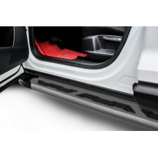 Пороги алюминиевые Alfa Grafit для Lexus NX-300h 2014-2021