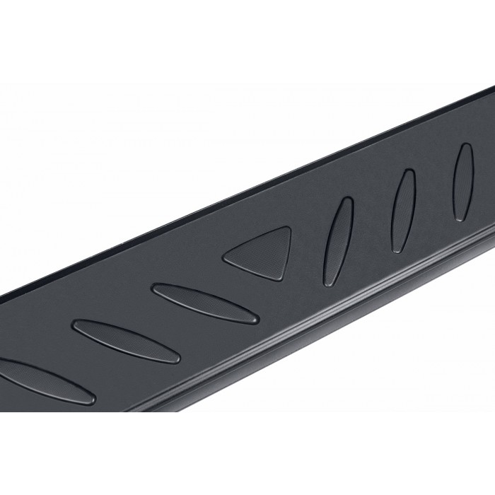 Пороги алюминиевые Elite Black для Lexus RX-350 2015-2022 артикул ALLRX15011
