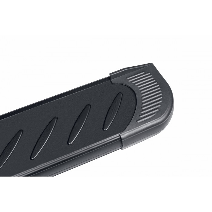 Пороги алюминиевые Elite Black для Lexus NX 2014-2021 артикул ALLNX011