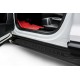 Пороги алюминиевые Elite Black для Lada Largus 2012-2023 артикул ALLadLar011