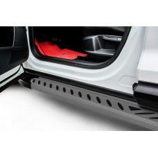 Пороги алюминиевые Elite Grafit для Lexus NX-300h 2014-2021
