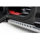 Пороги алюминиевые Elite Silver для Lexus NX 2014-2022 артикул ALLNX012