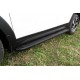 Пороги алюминиевые Optima Black для Lada Largus 2012-2022 артикул ALLadLar001