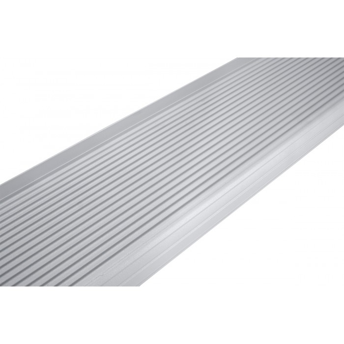 Пороги алюминиевые Optima Silver для Lexus NX 2014-2022 артикул ALLNX002