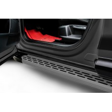 Пороги алюминиевые Premium Grafit 1800 графитовые Lexus RX-350 (2015-2019) для Lexus RX-350 2015-2019