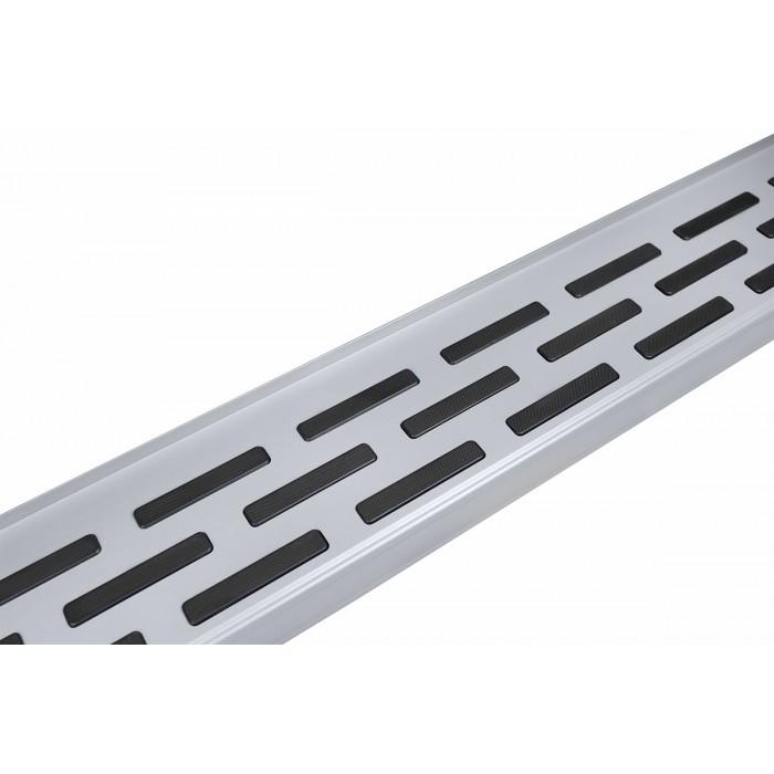 Пороги алюминиевые Premium Silver для Great Wall Hover H5 2011-2015 артикул ALGWH5010