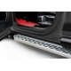 Пороги алюминиевые Premium Silver для Lexus RX-350 2015-2023 артикул ALLRX15010