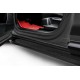 Пороги алюминиевые Standart Black для Hyundai Santa Fe 2006-2012