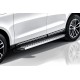 Пороги алюминиевые Standart Silver для Renault Arkana 2019-2022 артикул ALRAR4WD005