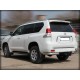 Защита задняя уголки двойные 76-43 мм длинные для Toyota Land Cruiser Prado 150 2009-2013 артикул LCPR10_4.2