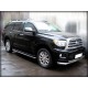 Защита штатного порога 53 мм под порог для Toyota Sequoia 2008-2022 артикул TOYS09_2