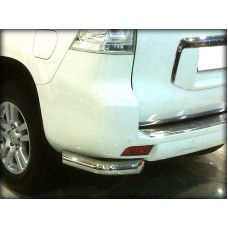 Защита задняя уголки 76 мм для Toyota Land Cruiser Prado 150 2009-2013