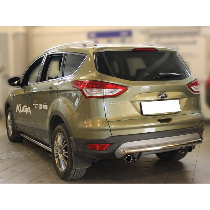Защита заднего бампера 60 мм для Ford Kuga 2013-2019 артикул FK2013_4