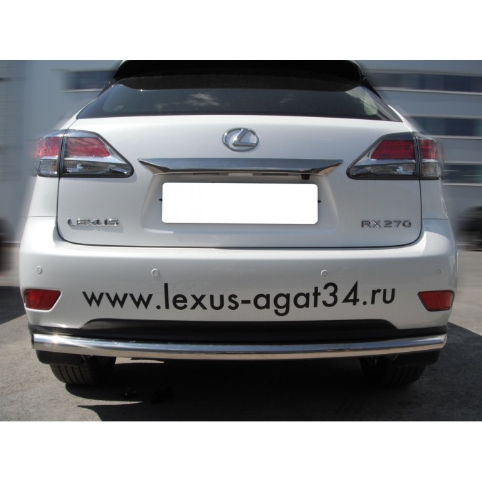 Защита заднего бампера 53 мм для Lexus RX270/350/450 2012-2015 артикул RX12_3.2