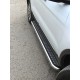 Пороги с площадкой алюминиевый лист 60 мм для Ford Explorer 2011-2015 артикул FE2013_2