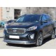 Защита передняя двойная 60-43 мм для Kia Sorento Prime 2015-2017 артикул KSTP15_1.1