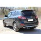 Защита заднего бампера 60 мм радиусная для Hyundai Santa Fe 2010-2012 артикул HSF10_5