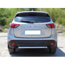 Защита заднего бампера 60 мм для Mazda СX-5 2015-2017