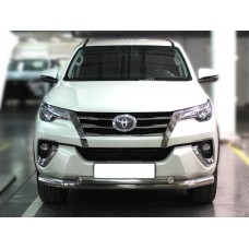 Защита передняя двойная 76-60 мм для Toyota Fortuner 2017-2020