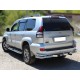 Защита задняя уголки двойные 76-53 мм для Toyota Land Cruiser Prado 120 2002-2009 артикул LCPR_7