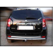 Защита заднего бампера 60 мм для Renault Duster 2011-2015