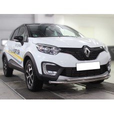 Защита передняя двойная 53-43 мм для Renault Kaptur 2016-2023