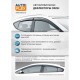 Дефлекторы окон AutoFlex поликарбонат 4 штуки для Ford Focus 3 2011-2021