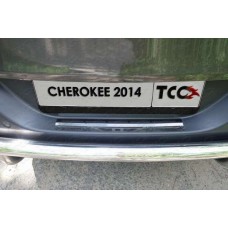 Накладка на задний бампер зеркало для Jeep Cherokee 2014-2018