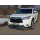 Защита передняя двойная 60-42 мм для Toyota Highlander 2014-2016 артикул TOYHIGHL14-03