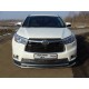 Защита передняя двойная 60-42 мм для Toyota Highlander 2014-2016 артикул TOYHIGHL14-03