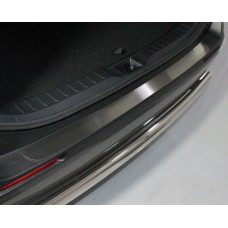 Накладка на задний бампер лист шлифованный для Toyota RAV4 2019-2022