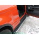 Пороги алюминиевые ТСС с накладкой для Land Rover Evoque 2011-2018 артикул LREVO3D15-01AL
