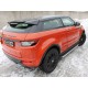 Пороги алюминиевые ТСС с накладкой для Land Rover Evoque 2011-2018 артикул LREVO3D15-01AL