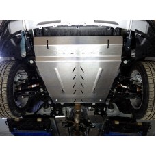 Защиты комплект алюминий 4 мм картер и кпп, магистралей кондиционера для Ford Explorer 2015-2017