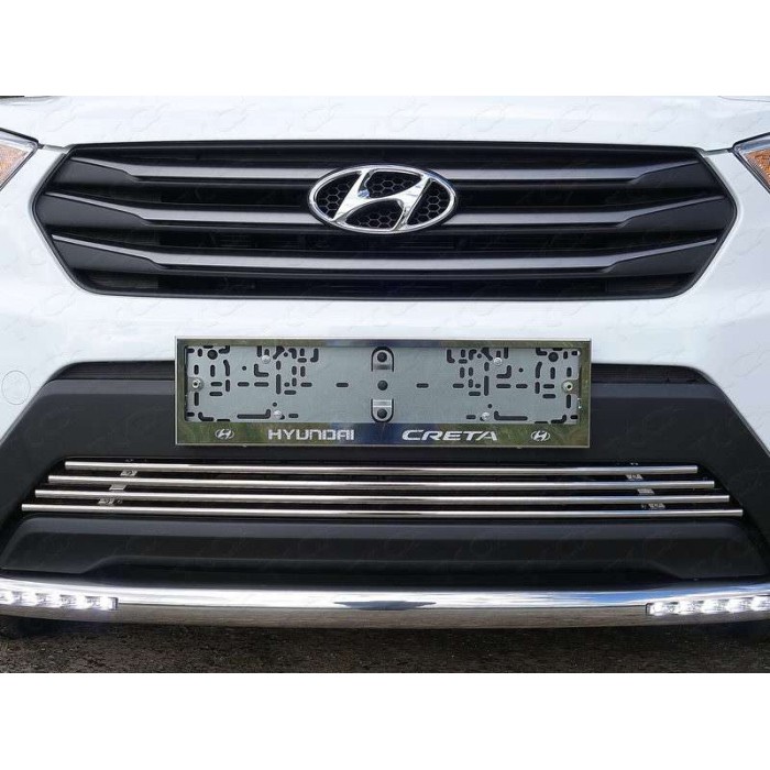 Рамка номерного знака для Hyundai Creta 2016-2021 артикул HYUNCRE-01RN