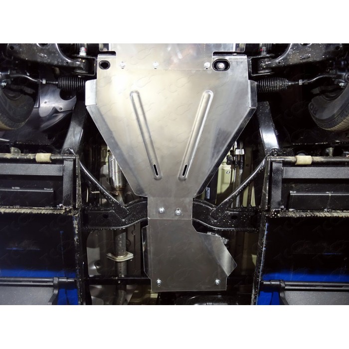 Защита раздаточной коробки алюминий 4 мм для Kia Mohave 2016-2020 артикул ZKTCC00303