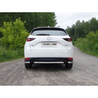 Защита задняя уголки 60 мм для Mazda CX-5 2018-2024