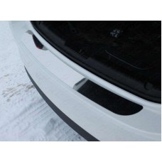 Накладка на задний бампер зеркальный лист  для Mazda 6 2015-2022