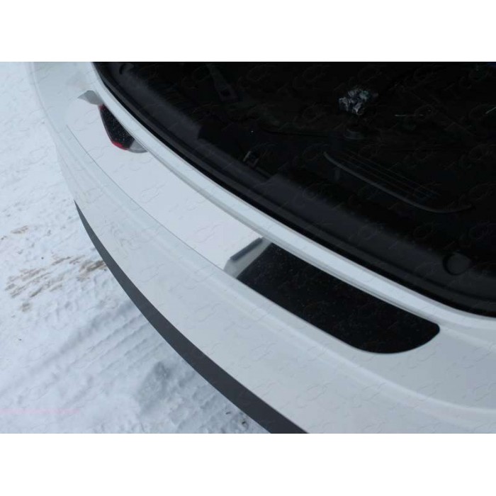 Накладка на задний бампер зеркальный лист  для Mazda 6 2015-2023 артикул MAZ615-07
