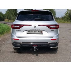 Защита задняя уголки 42 мм для Renault Koleos 2018-2023