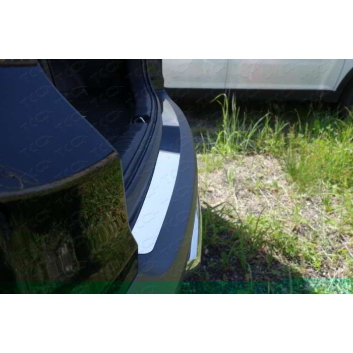 Накладка на задний бампер зеркальная для Honda CR-V 2012-2015 артикул HONCRV13-21