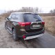 Защита заднего бампера длинная 60 мм для Mitsubishi Outlander 2015-2018 артикул MITOUT15-18